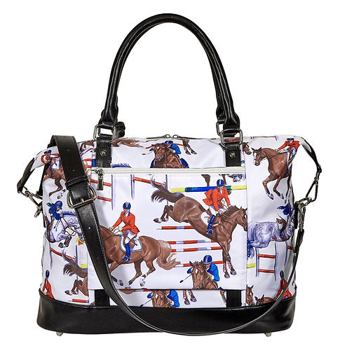 AWST Int'l "Lila" Jumper Pattern Travel Bag w/ Tassel - Breeches.com