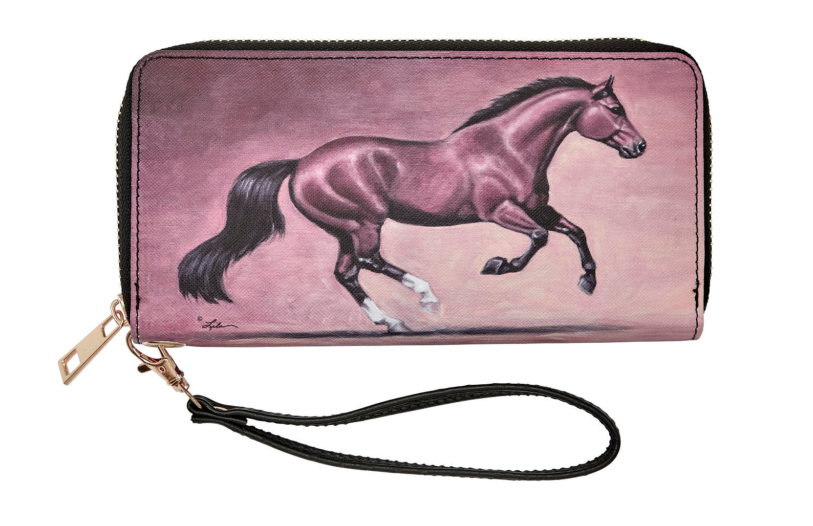 AWST Int'l "Lila" Bay Horse Clutch Wallet - Breeches.com