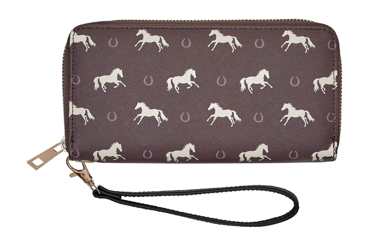AWST Int'l "Lila" Horses & Horseshoes Clutch Wallet - Breeches.com