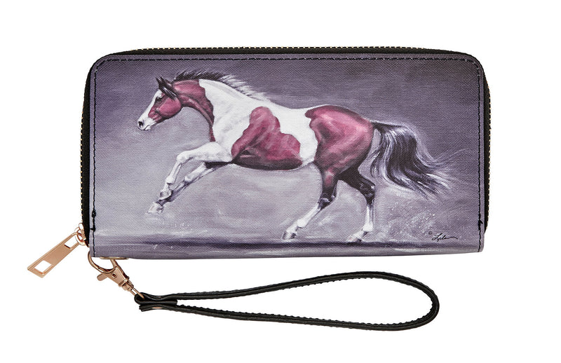 AWST Int'l "Lila"  Paint Horse Clutch Wallet - Breeches.com