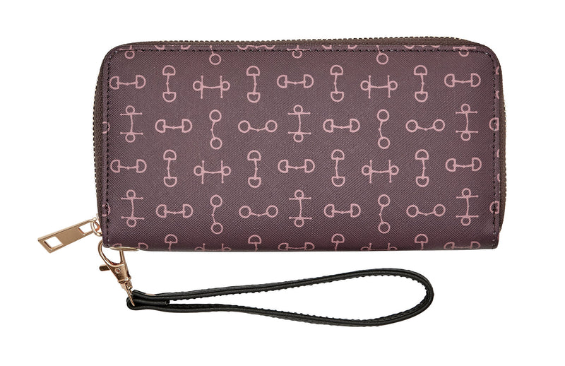 AWST Int'l "Lila" Snaffle Bit Clutch Wallet - Breeches.com
