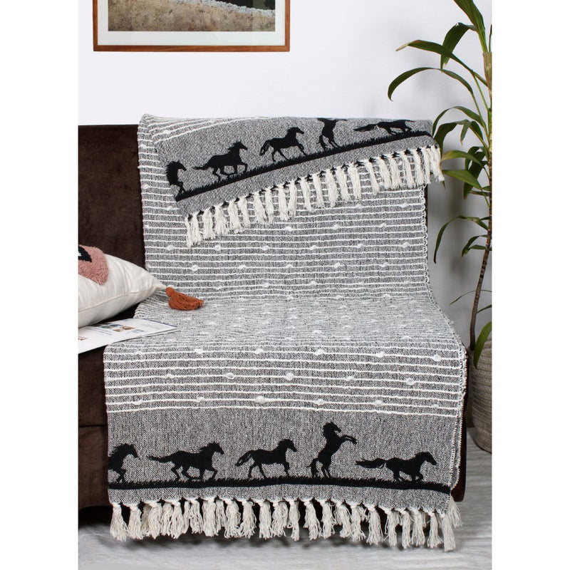 AWST Int'l Cotton Throw Horses