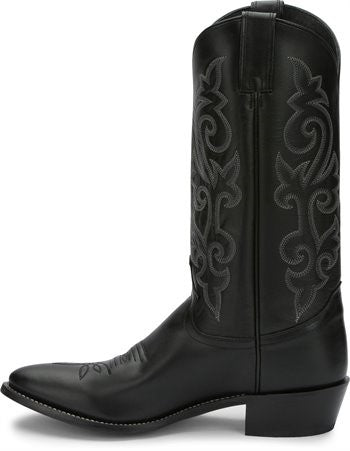 Justin Boots Men's Buck Round Toe Western Boot - Breeches.com