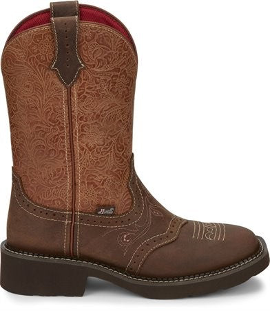 Justin Gypsy® Women's Starlina Square Toe Western Boot - Breeches.com
