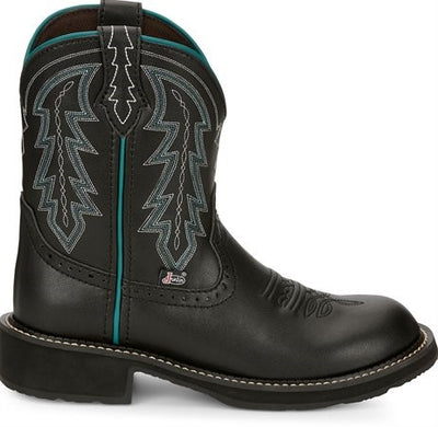 Justin Gypsy® Women's Lyla Round Toe Onyx Western Boot - Breeches.com
