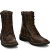 Justin Men's Pulley Lace-Up Work Boot w/ Steel Toe - Breeches.com