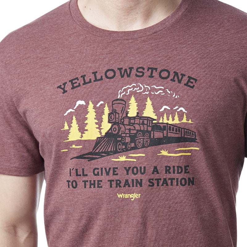Yellowstone by Wrangler Men's Train T-Shirt - Breeches.com