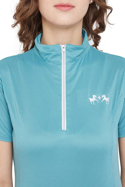 Equine Couture Surya Equicool Short Sleeve Sun Sport Shirt - Breeches.com