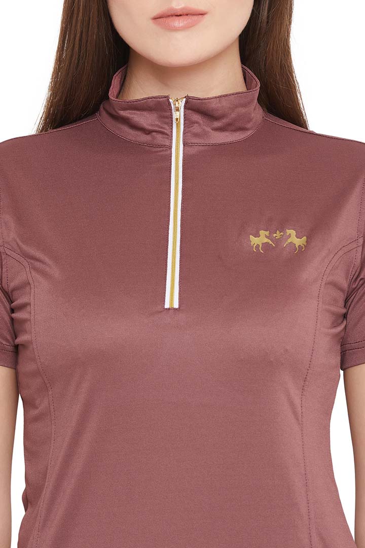 Equine Couture Surya Equicool Short Sleeve Sun Sport Shirt - Breeches.com