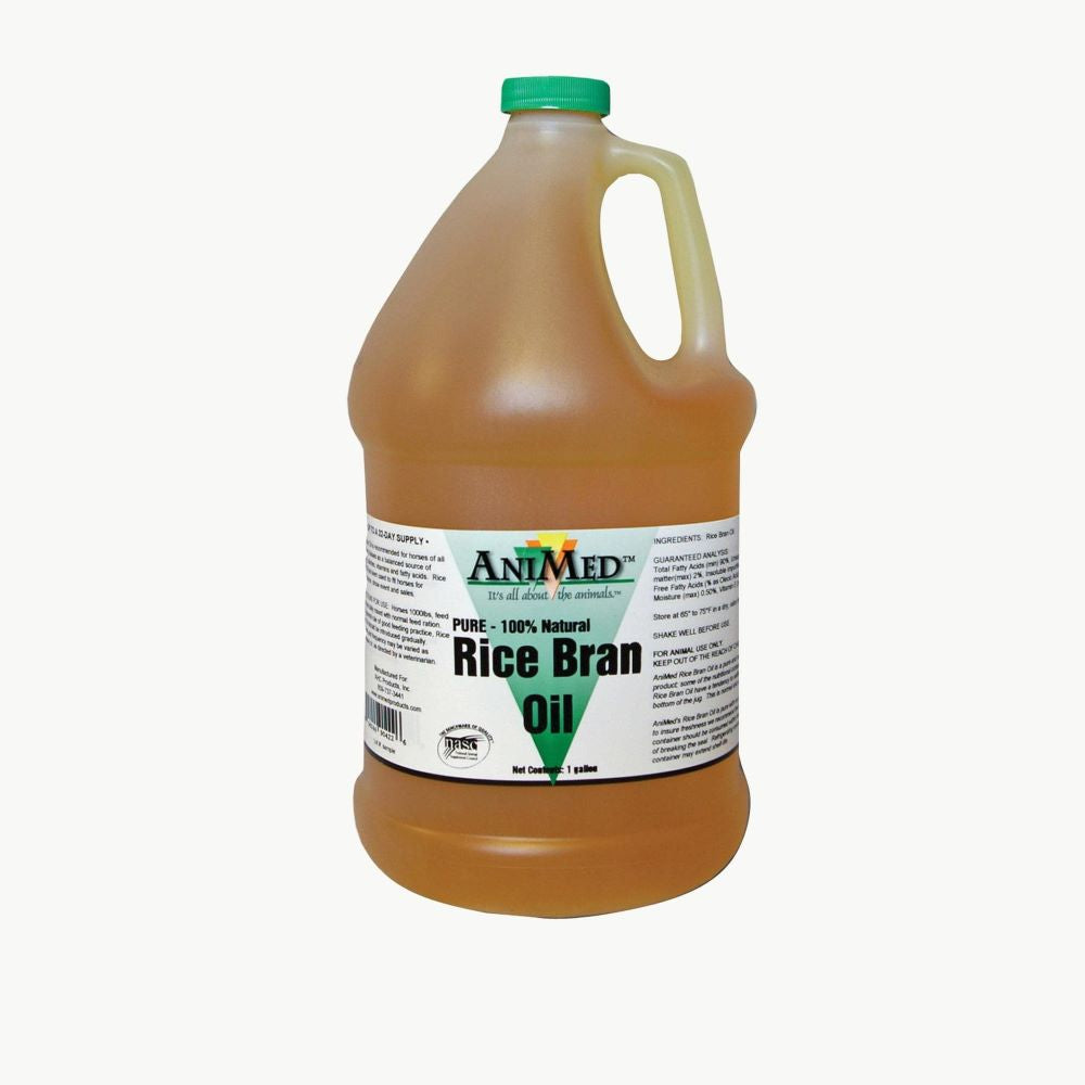 AniMed Natural Rice Bran Oil Gallon