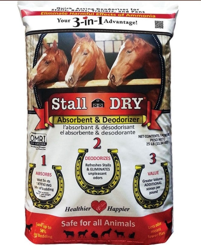 Absorbent Products LTD Stall Dry Absorbent & Deodorizer-25 LB - Breeches.com