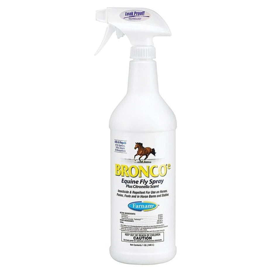 Bronco Equine Fly Spray Plus Citronella Scent - Breeches.com