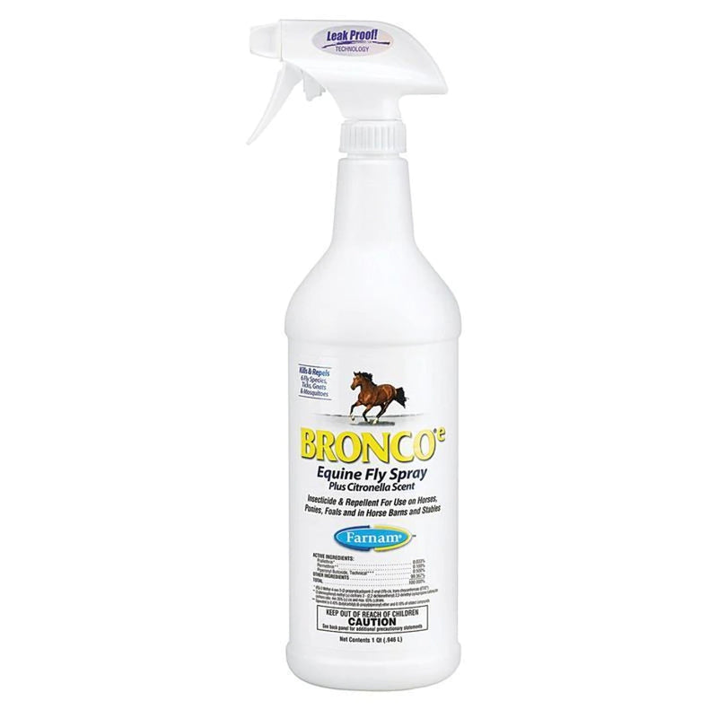 Bronco Equine Fly Spray Plus Citronella Scent - Breeches.com