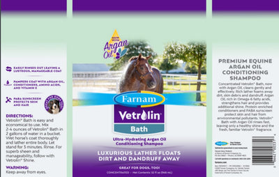 Farnam Vetrolin Bath Shampoo 32 oz