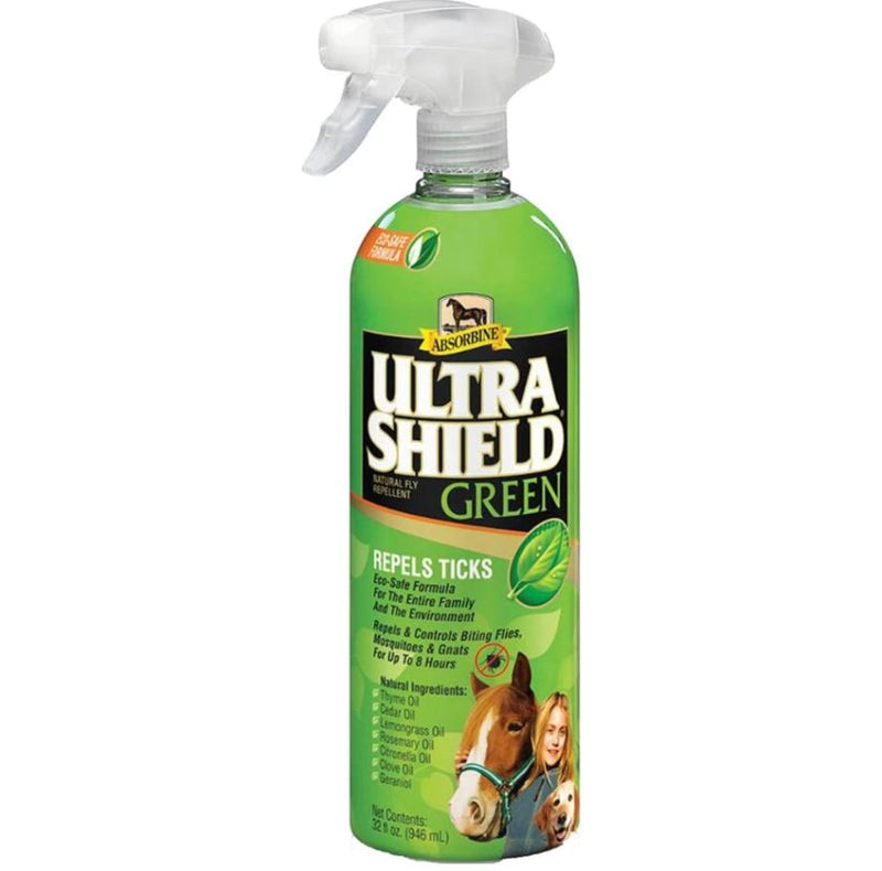Absorbine Ultra Shield Green Natural Fly Repel Spray