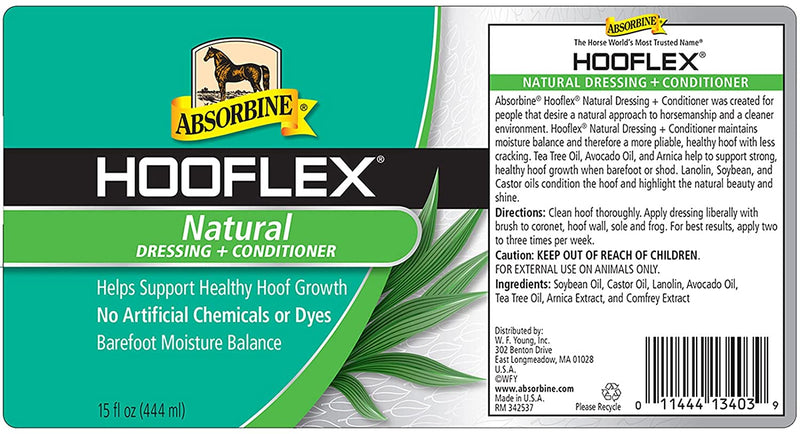 Absorbine Hooflex Natural Dressing & Conditioner with Brush