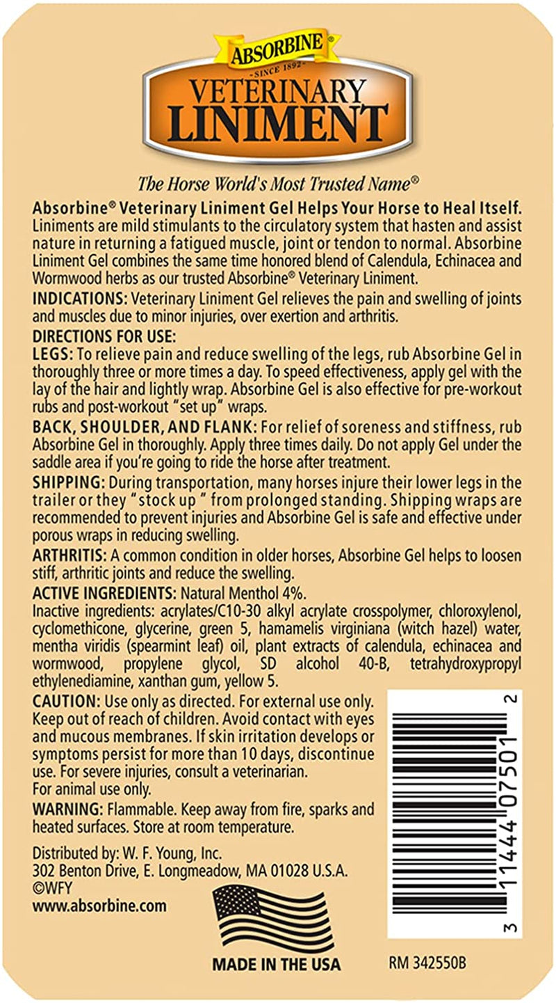 Absorbine Veterinary Liniment Gel