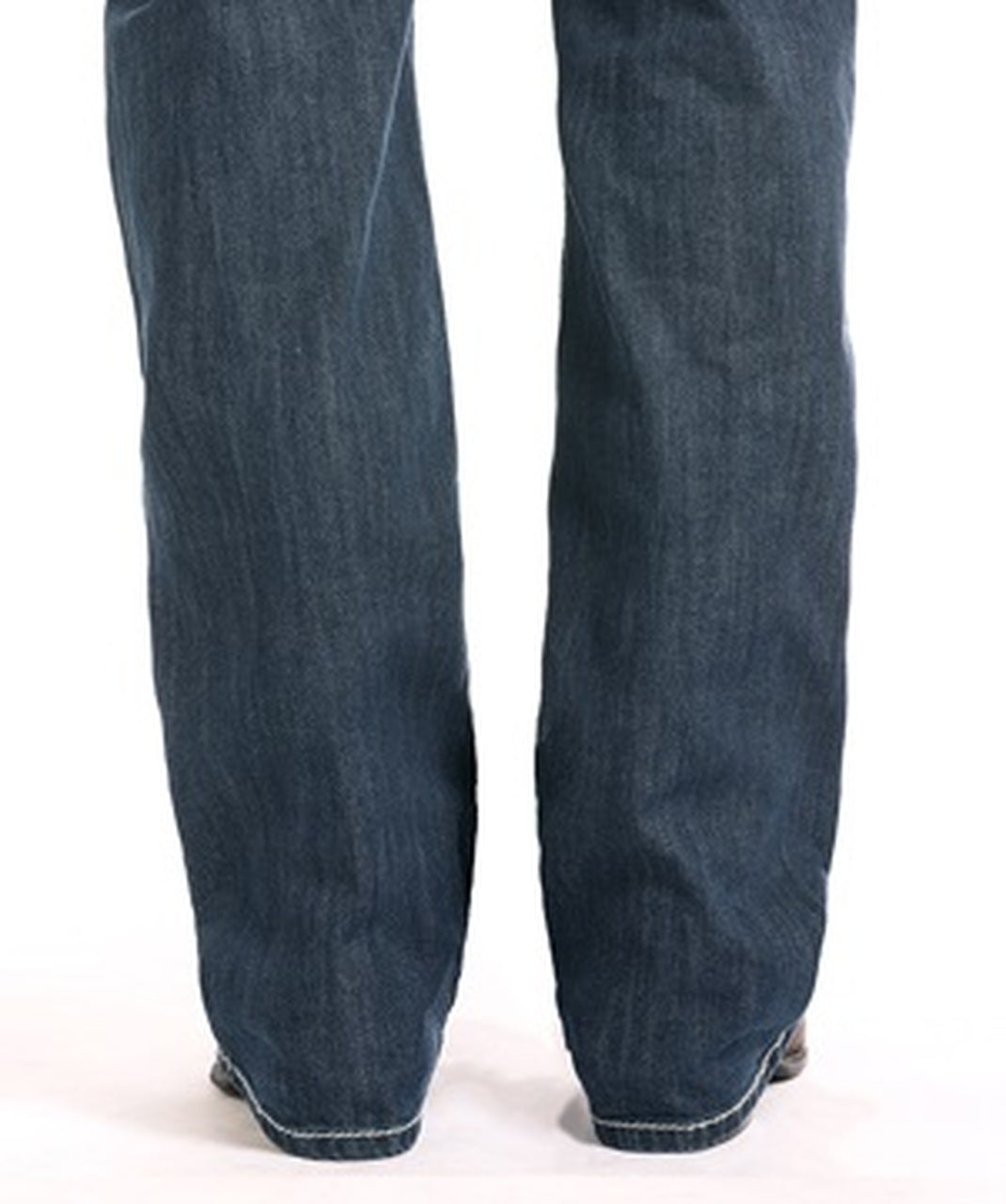 & Roll Denim Men's Relaxed Fit Stretch Straight Bootcut Jeans - Medium Wash Breeches.com
