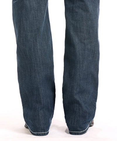 Rock & Roll Denim Ladies Mid Rise Extra Stretch Bootcut Riding Jeans- Dark Wash