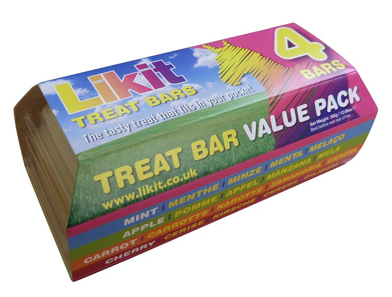 Likit Treat Bar 4 Pack- Apple, Carrot, Mint, Banana - Breeches.com