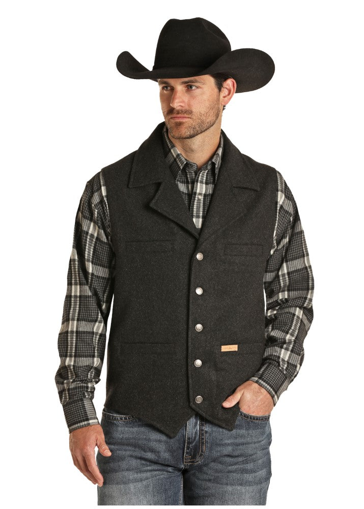 Panhandle Men's Solid Montana Vest - Breeches.com
