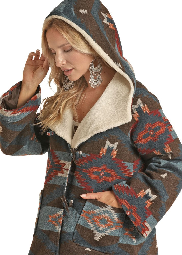 Panhandle aztec deals wool jacket