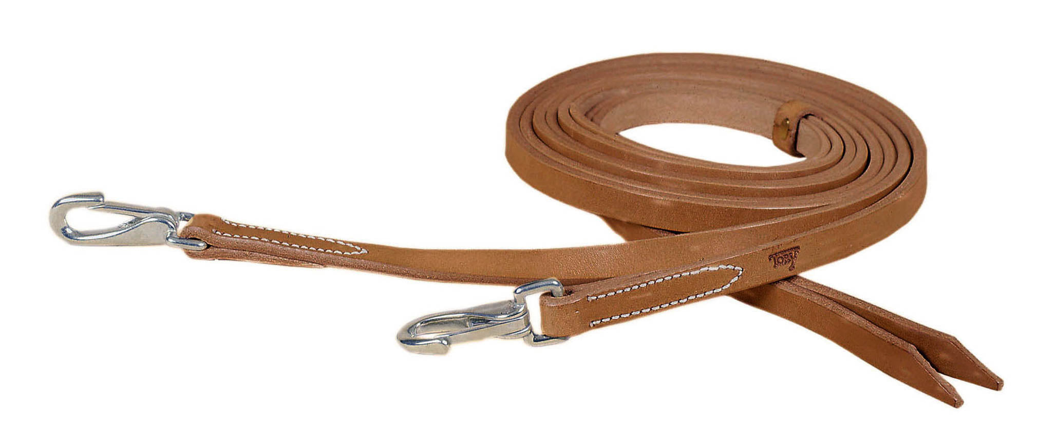 Tory Leather 5/8 X 7 Single Ply Snap End Rein- Harness Leather_1