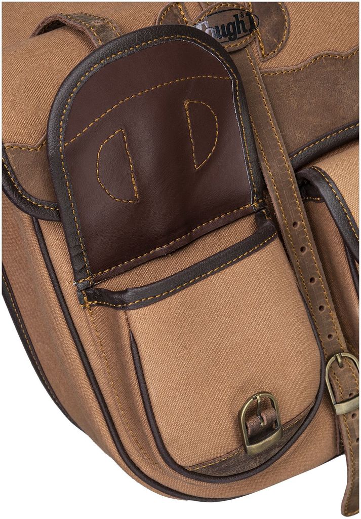 Tough-1 Canvas Trail Bag with Leather Accents_3