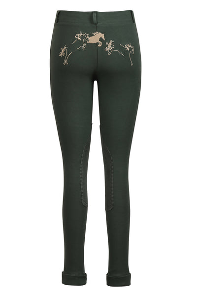 TuffRider Children's Whimsical Horse Embroidered Pull-On Jodhpurs_9