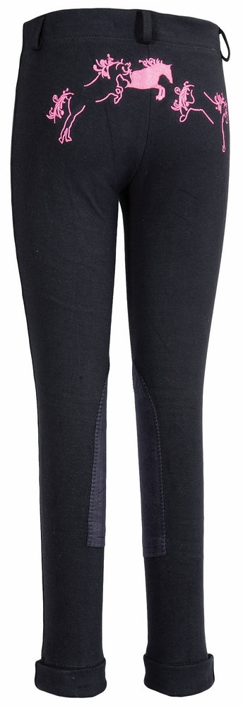 TuffRider Children's Whimsical Horse Embroidered Pull-On Jodhpurs_14