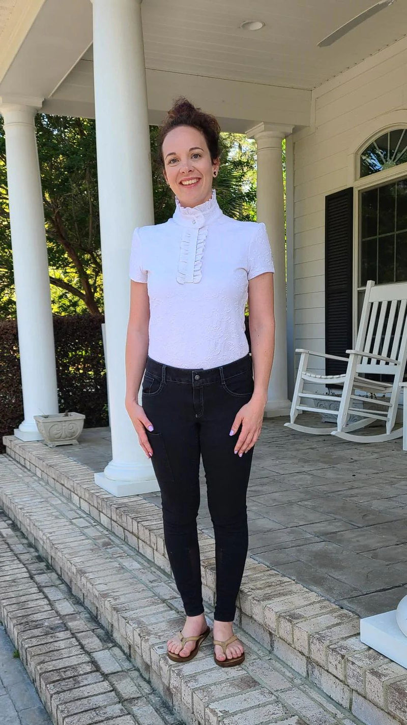 FITS Ruffles II Short Sleeve Show Shirt - Breeches.com