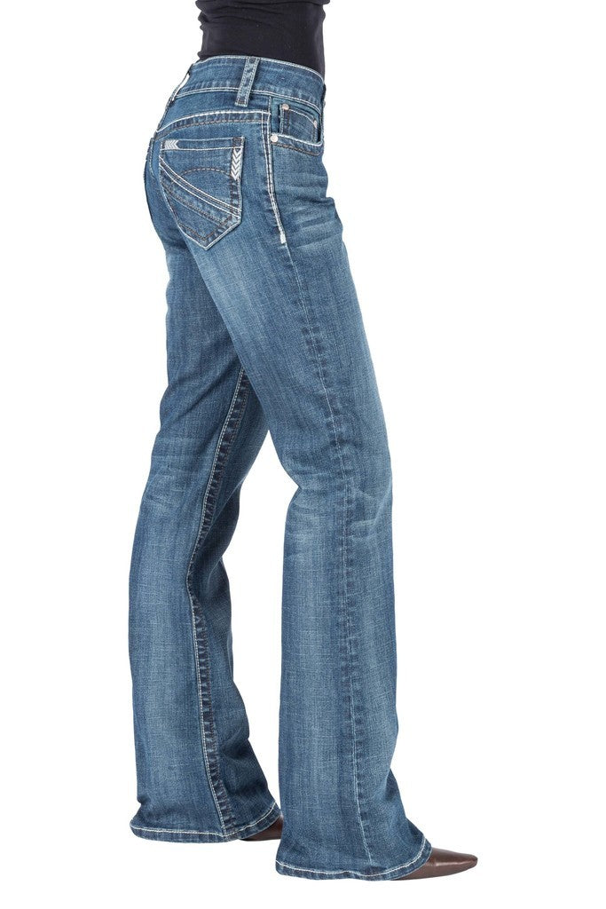 Stetson Women's 214 Trouser Style Western Jeans_1