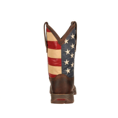 Rebel™ By Durango® Patriotic Pull-On Western Flag Boot - Breeches.com