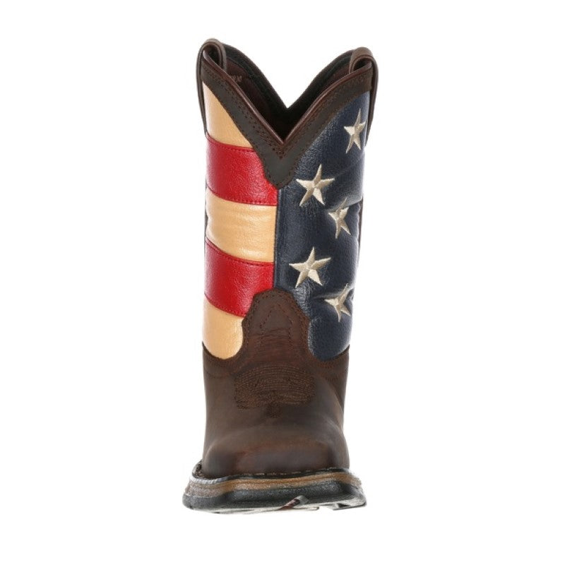 Lil' Rebel™ By Durango® Little Kids' Flag Western Boot - Breeches.com