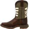 Durango® Lil' Rebel Pro™ Little Kid's Army Western Boot - Breeches.com