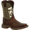 Durango® Lil' Rebel Pro™ Little Kid's Army Western Boot - Breeches.com