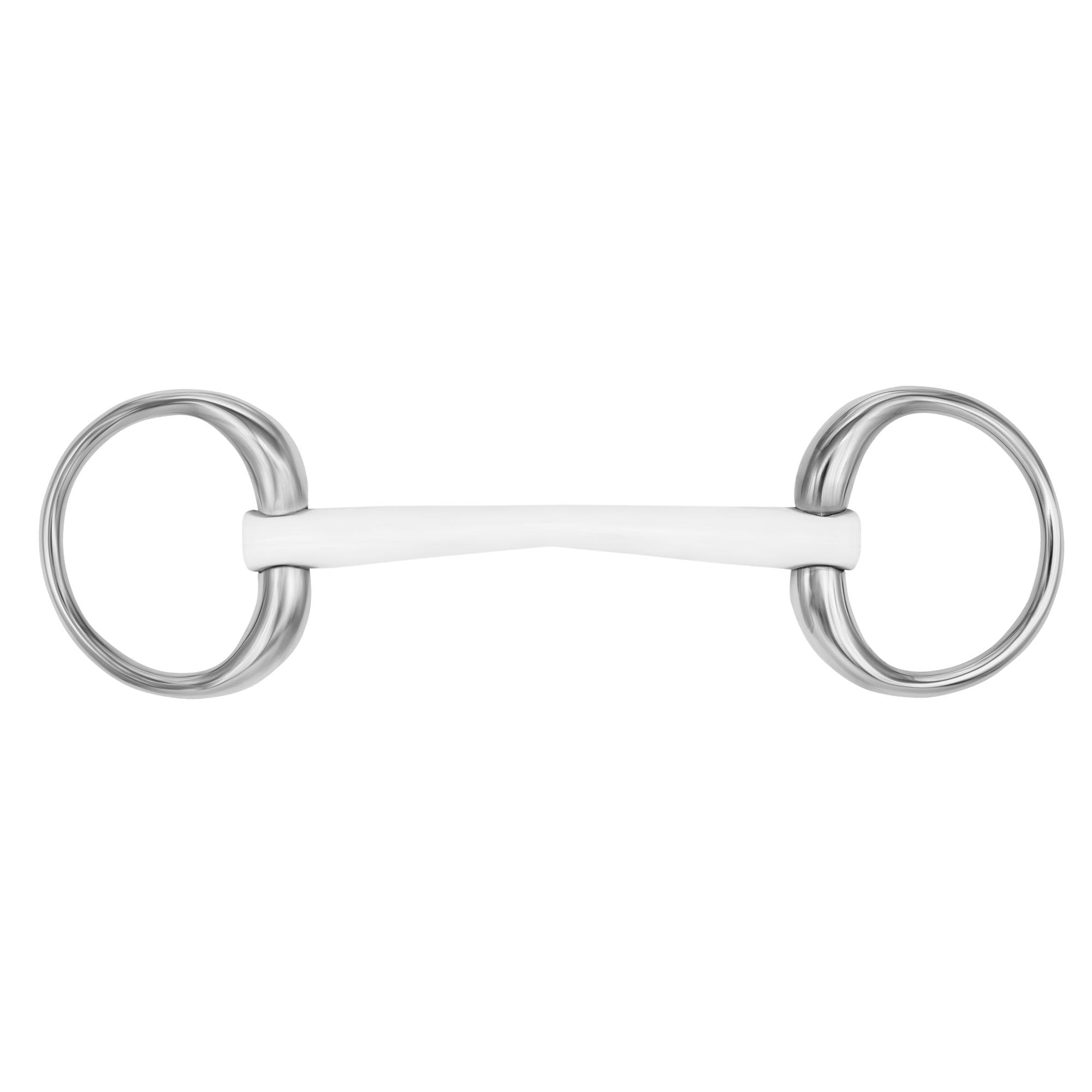 Herm Sprenger White Plastic Duo Eggbutt 16 MM
