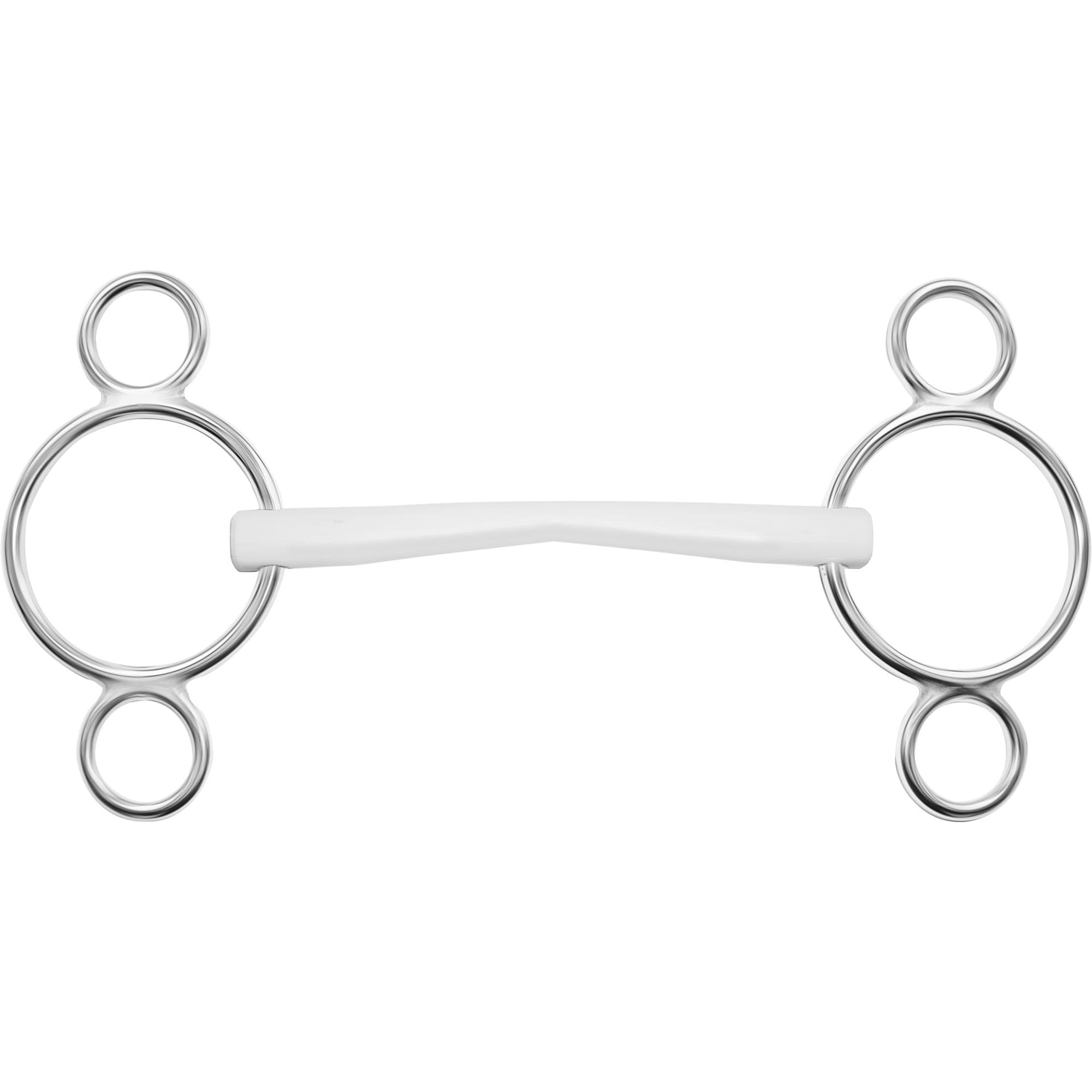 Herm Sprenger 16 MM Plastic White Duo 3-Ring Vienna Bit