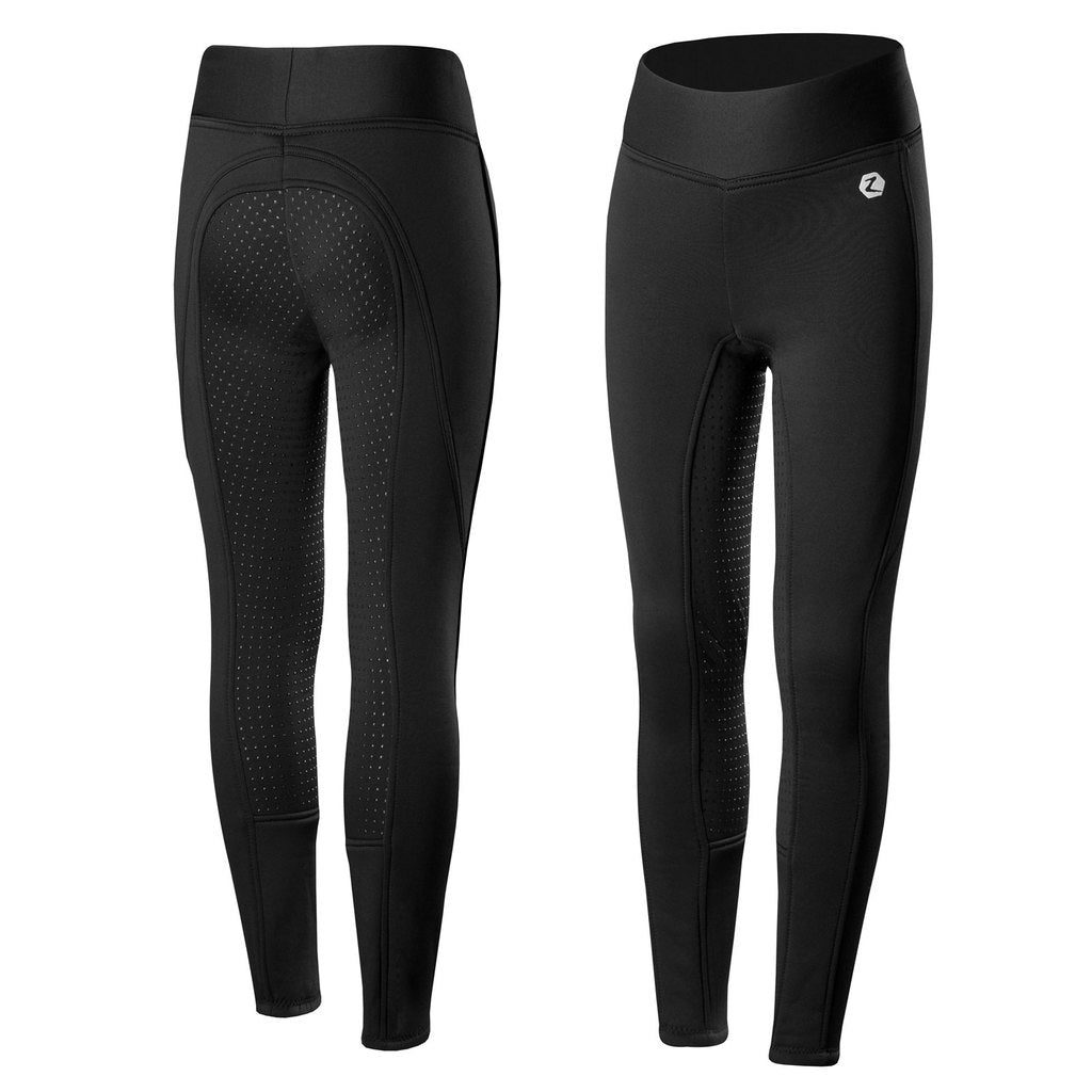 Horze Active Kids Silicone Full Seat Winter Tights