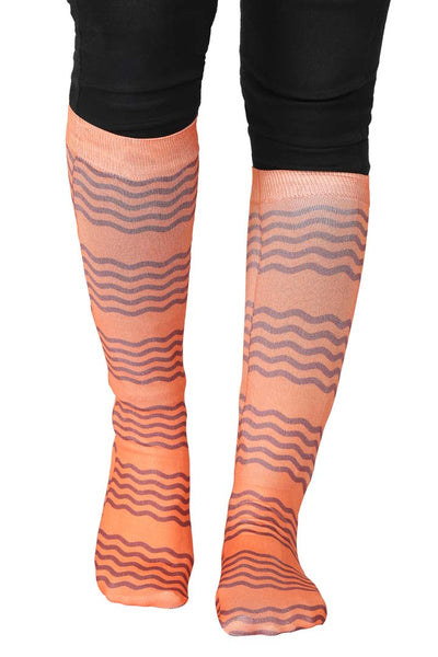 TuffRider Ladies CoolMax Printed Boot Socks - Breeches.com