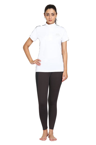 EQUINE COUTURE LADIES ELIANA SHORT SLEEVE SHOW SHIRT - Breeches.com