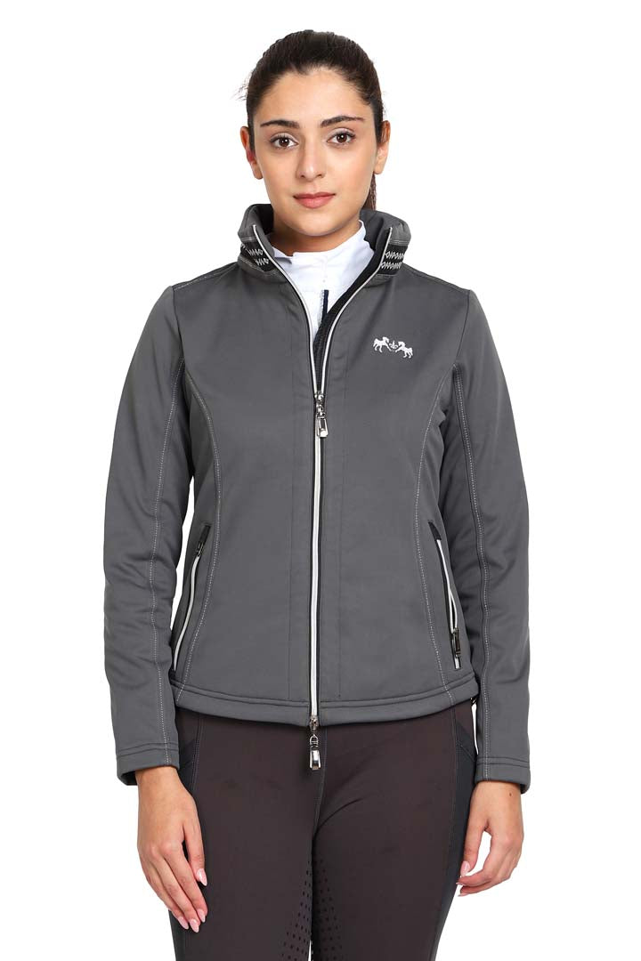 EQUINE COUTURE LADIES BECCA SOFT SHELL JACKET WITH FLEECE - Breeches.com