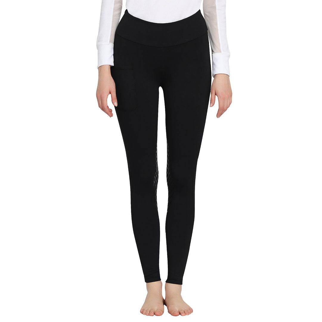 TuffRider Ladies Bootie Tights w/ Pocket - Breeches.com