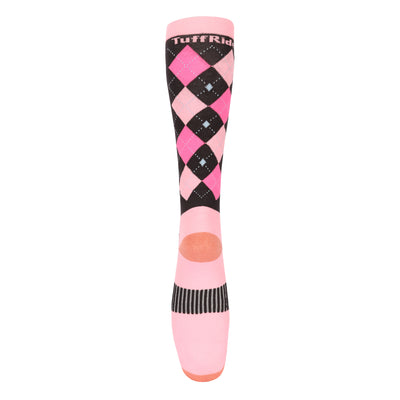 TUFFRIDER NEON VENTILATED ARGYLE SOCKS - Breeches.com