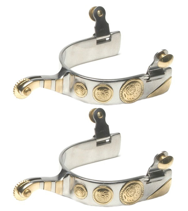 Jacks Stainless Steel Roping Spurs_692