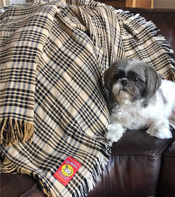 5/A Baker Plaid Afghan 50" x 70"_165