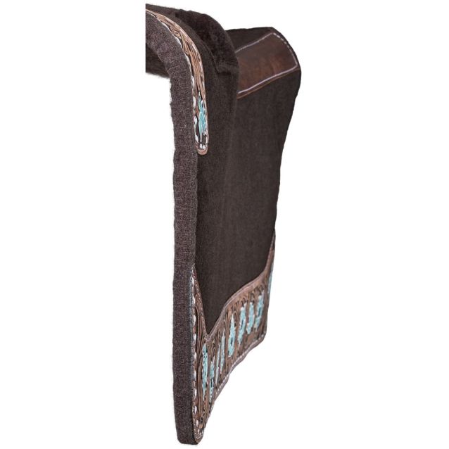 Tough-1 Hand Painted Floral Saddle Pad 31X32 - Breeches.com