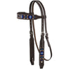 Beaded Longhorn Brow Headstall - Breeches.com
