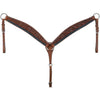 Tough-1 Breastcollar Turq/Buckstitch - Breeches.com