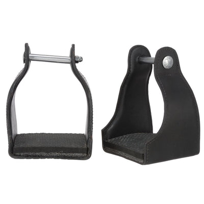 Royal King Leather Covered Endurance Stirrup - Breeches.com